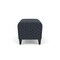 Lesro Siena Lounge Reception Loveseat Bench, Black, RS Night Sky Upholstery SN6001 - alternate 3